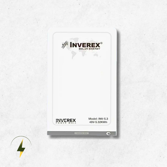INVEREX POWER WALL 5.3KWH 48V 100AH LITHIUM-ION BATTERY